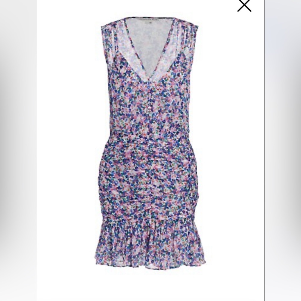 VERONICA BEARD - CAYSON DRESS - CREAM MULTI - SIZE 6- NEW WITH TAGS